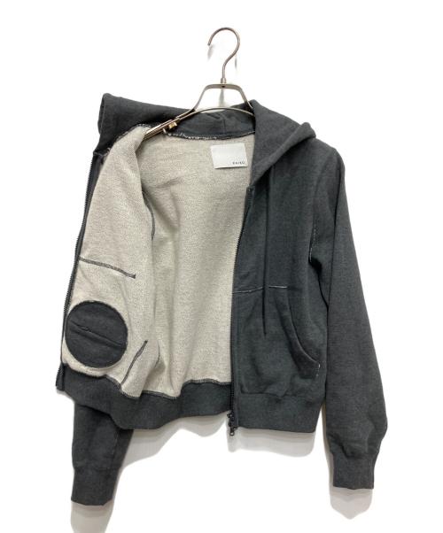 kaiko（カイコー）kaiko (カイコー) DOUBLE ZIP PARKA グレーの古着・服飾アイテム