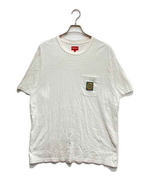 SUPREME（シュプリーム）SUPREME (シュプリーム) Crest Label Pocket Tee ホワイト サイズ:Lの古着・服飾アイテム