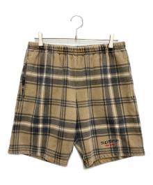 SUPREME（シュプリーム）の古着「Plaid Sweatshort」｜ブラウン