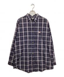 CarHartt（カーハート）の古着「チェックBDシャツ」｜ネイビー