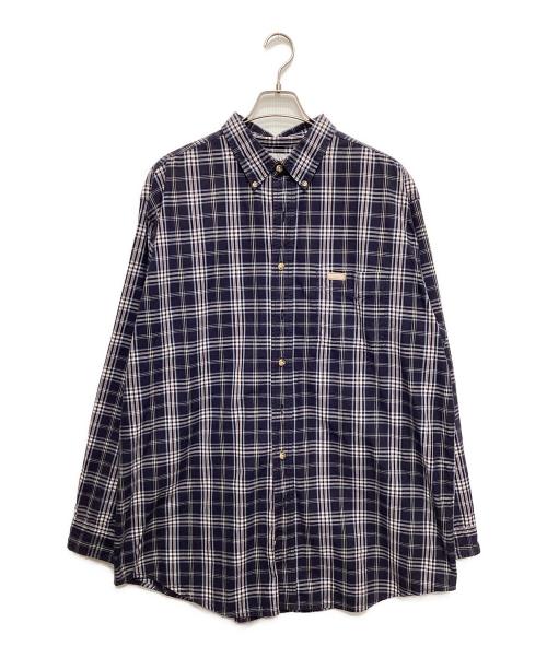 CarHartt（カーハート）CarHartt (カーハート) チェックBDシャツ ネイビー サイズ:XLの古着・服飾アイテム
