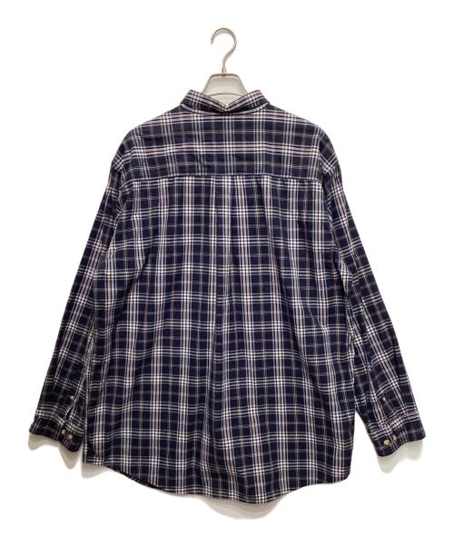 CarHartt（カーハート）CarHartt (カーハート) チェックBDシャツ ネイビー サイズ:XLの古着・服飾アイテム
