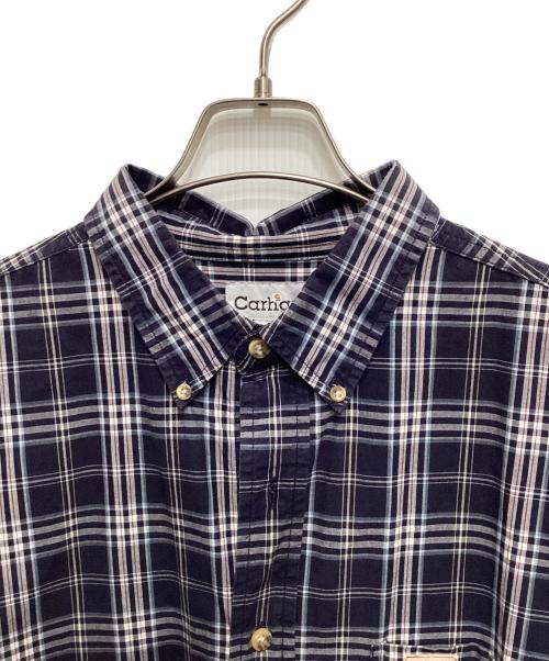 CarHartt（カーハート）CarHartt (カーハート) チェックBDシャツ ネイビー サイズ:XLの古着・服飾アイテム