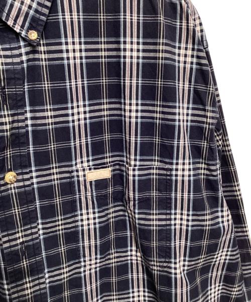 CarHartt（カーハート）CarHartt (カーハート) チェックBDシャツ ネイビー サイズ:XLの古着・服飾アイテム