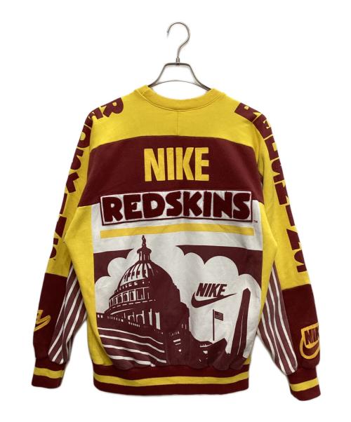 NIKE（ナイキ）NIKE (ナイキ) レタードスウェット レッド×イエロー サイズ:不明の古着・服飾アイテム