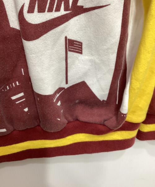 NIKE（ナイキ）NIKE (ナイキ) レタードスウェット レッド×イエロー サイズ:不明の古着・服飾アイテム