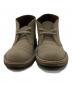 中古・古着 CLARKS (クラークス) デザートブーツ サンド スエード ベージュ サイズ:US 7：5000円