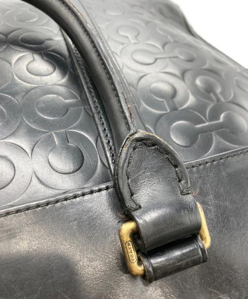 COACH（コーチ）COACH (コーチ) CROSBY LEATHER LOGO COMMUTER ブラックの古着・服飾アイテム