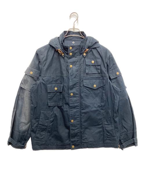 COLIMBO（コリンボ）COLIMBO (コリンボ) ホワイトホール ミディアム ミリタリー パーカー ネイビー サイズ:Lの古着・服飾アイテム