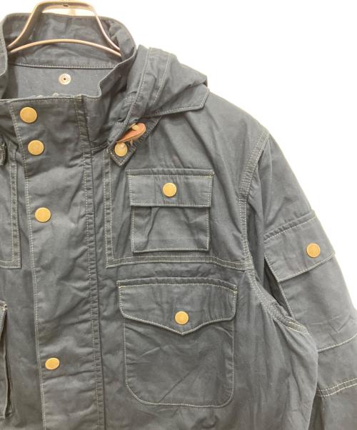 COLIMBO（コリンボ）COLIMBO (コリンボ) ホワイトホール ミディアム ミリタリー パーカー ネイビー サイズ:Lの古着・服飾アイテム