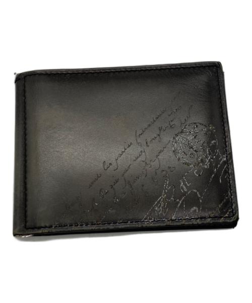 Berluti（ベルルッティ）Berluti (ベルルッティ) カリグラフィマネークリップ付ウォレット グレーの古着・服飾アイテム