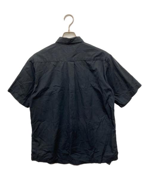 stussy（ステューシー）stussy (ステューシー) OLD半袖ラインシャツ ブラック サイズ:Ｍの古着・服飾アイテム