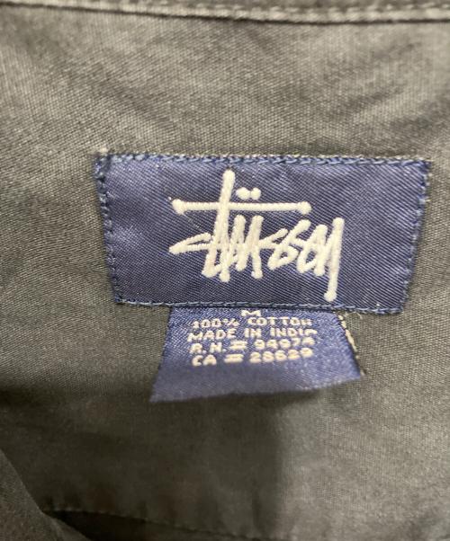 stussy（ステューシー）stussy (ステューシー) OLD半袖ラインシャツ ブラック サイズ:Ｍの古着・服飾アイテム