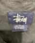 中古・古着 stussy (ステューシー) OLD半袖ラインシャツ ブラック サイズ:Ｍ：7000円