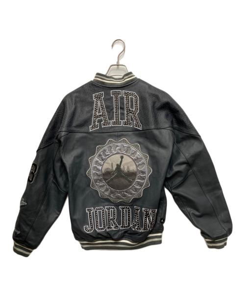 JORDAN（ジョーダン）JORDAN (ジョーダン) レザースタジャン グレー サイズ:Mの古着・服飾アイテム