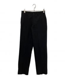 COMME des GARCONS HOMME（コムデギャルソン オム）の古着「ジャガードスラックス」｜ブラック