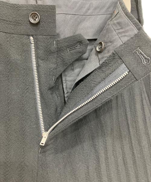 COMME des GARCONS HOMME（コムデギャルソン オム）COMME des GARCONS HOMME (コムデギャルソン オム) ジャガードスラックス ブラック サイズ:Sの古着・服飾アイテム