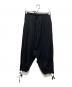 Y-3（ワイスリー）の古着「U DRAWSTRING JERSEY 3/4 PANT」｜ブラック
