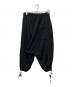 Y-3 (ワイスリー) U DRAWSTRING JERSEY 3/4 PANT ブラック サイズ:S：12000円
