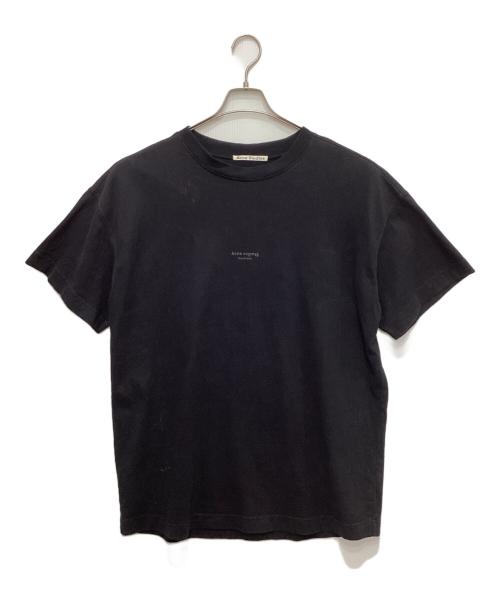 Acne studios（アクネ ストゥディオズ）Acne studios (アクネ ストゥディオズ) ロゴプリントTシャツ ブラック サイズ:Mの古着・服飾アイテム