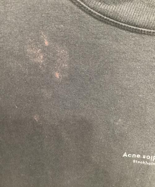 Acne studios（アクネ ストゥディオズ）Acne studios (アクネ ストゥディオズ) ロゴプリントTシャツ ブラック サイズ:Mの古着・服飾アイテム
