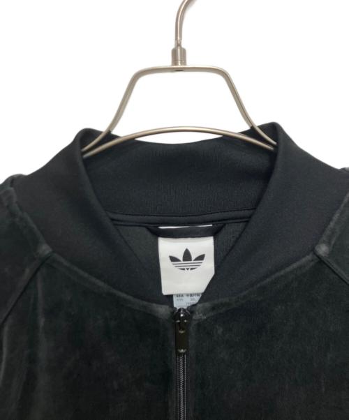 adidas（アディダス）adidas (アディダス) SST アディカラー ベロア トラックトップ グレー サイズ:4XLの古着・服飾アイテム