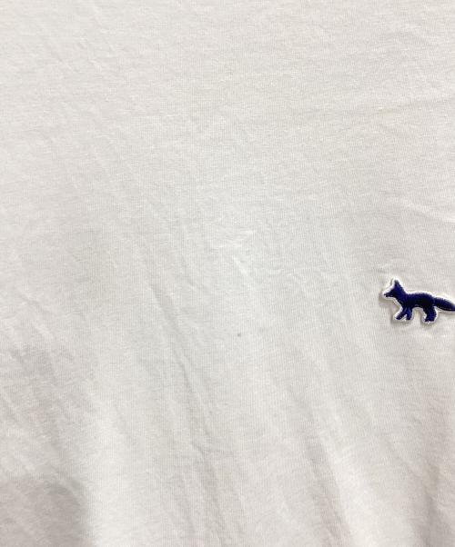 maison kitsune（メゾンキツネ）maison kitsune (メゾンキツネ) フォックスパッチTシャツ ホワイト サイズ:Mの古着・服飾アイテム