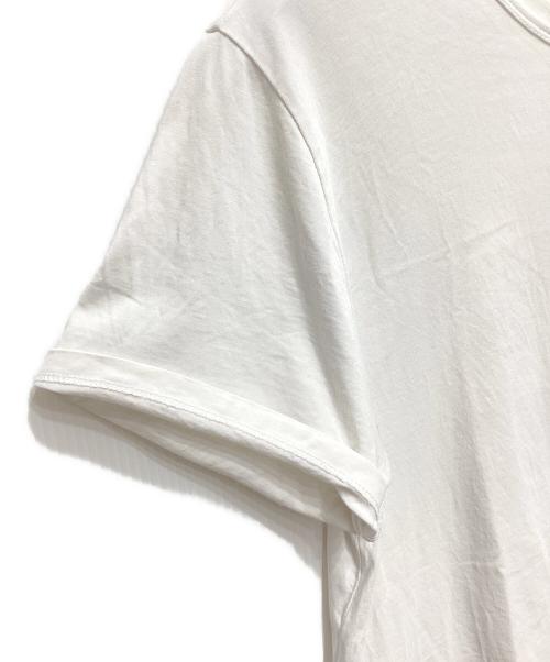 maison kitsune（メゾンキツネ）maison kitsune (メゾンキツネ) フォックスパッチTシャツ ホワイト サイズ:Mの古着・服飾アイテム