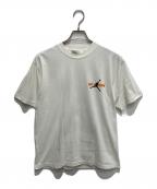 NIKEナイキ）の古着「ジョーダンプリントTシャツ」｜ホワイト