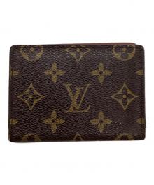 LOUIS VUITTON（ルイ ヴィトン）の古着「ポルト2カルト・ヴェルティカル」｜ブラウン
