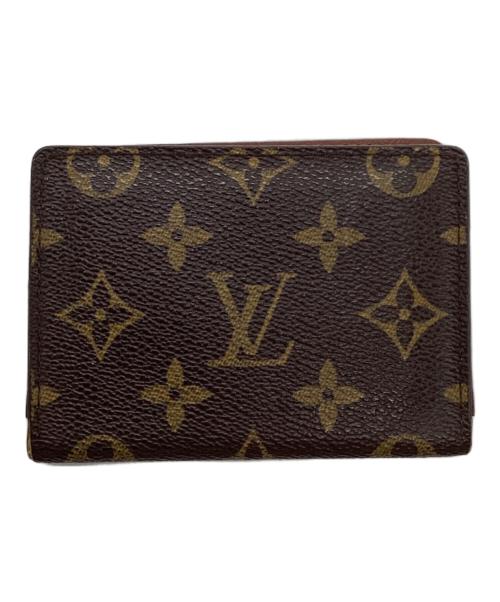 LOUIS VUITTON（ルイ ヴィトン）LOUIS VUITTON (ルイ ヴィトン) ポルト2カルト・ヴェルティカル ブラウンの古着・服飾アイテム