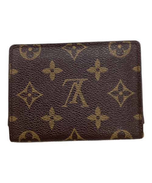 LOUIS VUITTON（ルイ ヴィトン）LOUIS VUITTON (ルイ ヴィトン) ポルト2カルト・ヴェルティカル ブラウンの古着・服飾アイテム