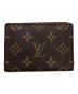 LOUIS VUITTON（ルイ ヴィトン）の古着「ポルト2カルト・ヴェルティカル」｜ブラウン