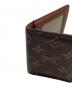 中古・古着 LOUIS VUITTON (ルイ ヴィトン) ポルト2カルト・ヴェルティカル ブラウン：5000円