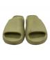 中古・古着 adidas (アディダス) YEEZY SLIDE グリーン サイズ:27：6000円