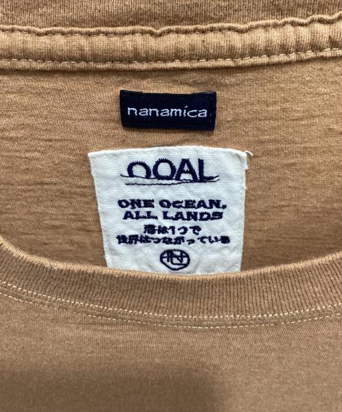 nanamica（ナナミカ）nanamica (ナナミカ) グラフィックTシャツ ブラウン サイズ:Mの古着・服飾アイテム