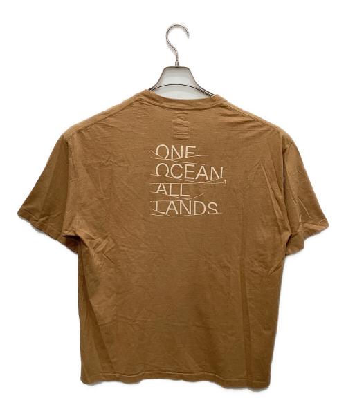 nanamica（ナナミカ）nanamica (ナナミカ) グラフィックTシャツ ブラウン サイズ:Mの古着・服飾アイテム