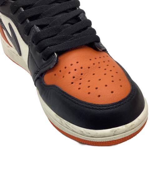 NIKE（ナイキ）NIKE (ナイキ) エアジョーダン 1 レトロ ハイ オリジナル オレンジ×ブラック サイズ:26の古着・服飾アイテム