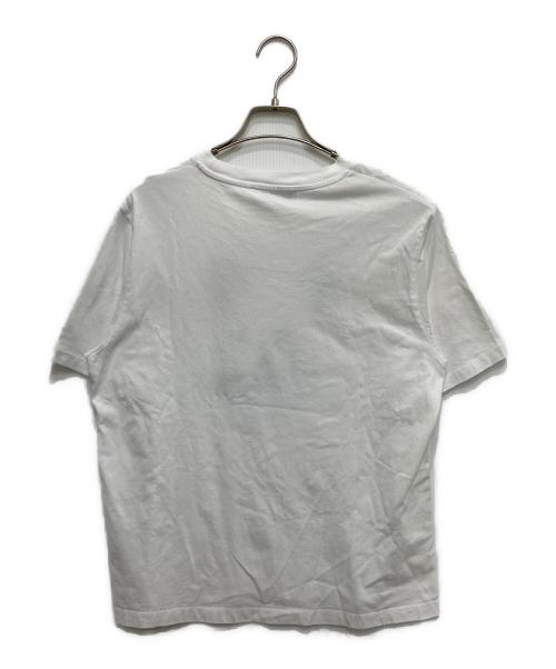 maison kitsune（メゾンキツネ）maison kitsune (メゾンキツネ) フォックスヘッドプリントTシャツ ホワイト サイズ:ｘｓの古着・服飾アイテム