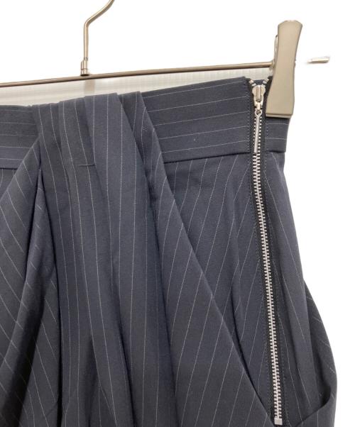 Snidel（スナイデル）Snidel (スナイデル) ハイウエストドレープパンツ ネイビーの古着・服飾アイテム