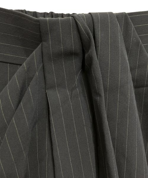 Snidel（スナイデル）Snidel (スナイデル) ハイウエストドレープパンツ ネイビーの古着・服飾アイテム