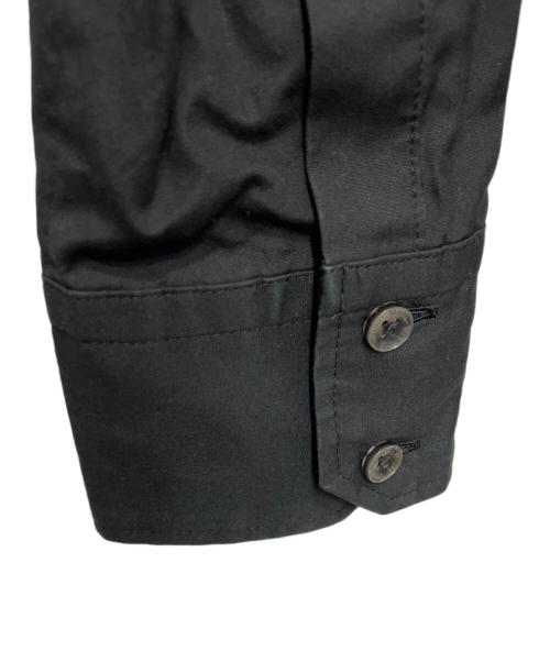 Vivienne Westwood RED LABEL（ヴィヴィアンウエストウッドレッドレーベル）Vivienne Westwood RED LABEL (ヴィヴィアンウエストウッドレッドレーベル) オーブ刺繍丸襟シャツ ブラック サイズ:Mの古着・服飾アイテム