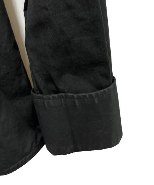 Vivienne Westwood RED LABEL（ヴィヴィアンウエストウッドレッドレーベル）Vivienne Westwood RED LABEL (ヴィヴィアンウエストウッドレッドレーベル) オーブ刺繍丸襟シャツ ブラック サイズ:Mの古着・服飾アイテム