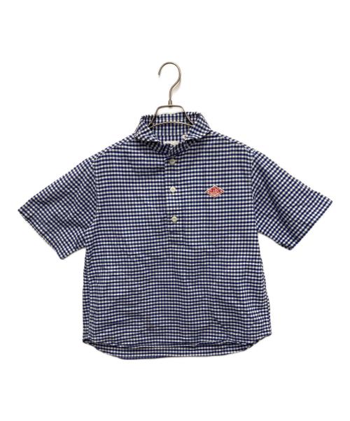 DANTON（ダントン）DANTON (ダントン) オックスフォード半袖プルオーバーシャツ ブルー サイズ:34の古着・服飾アイテム