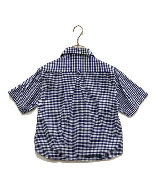 DANTON（ダントン）DANTON (ダントン) オックスフォード半袖プルオーバーシャツ ブルー サイズ:34の古着・服飾アイテム