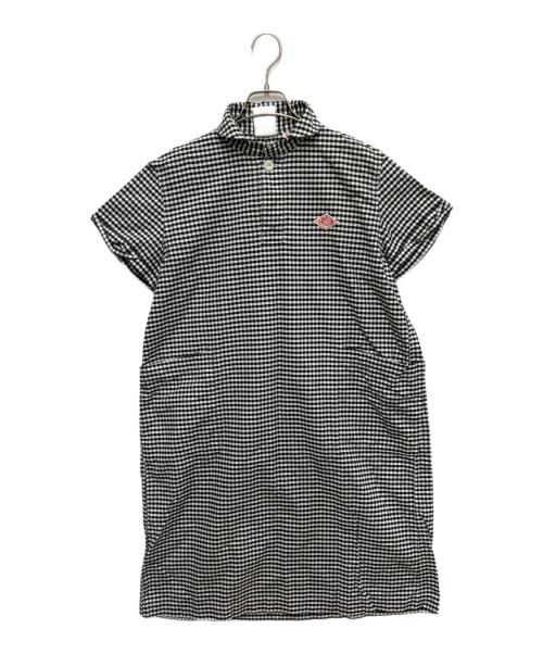 DANTON（ダントン）DANTON (ダントン) ギンガムチェックワンピース ブラック×ホワイト サイズ:36の古着・服飾アイテム