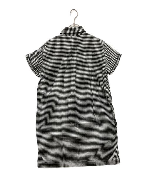 DANTON（ダントン）DANTON (ダントン) ギンガムチェックワンピース ブラック×ホワイト サイズ:36の古着・服飾アイテム
