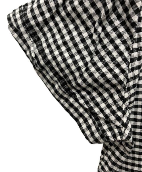 DANTON（ダントン）DANTON (ダントン) ギンガムチェックワンピース ブラック×ホワイト サイズ:36の古着・服飾アイテム