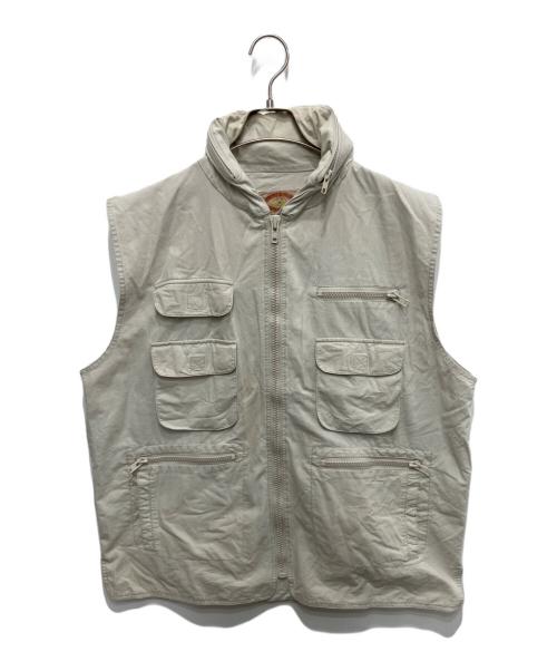 BANANA REPUBLIC（バナナリパブリック）BANANA REPUBLIC (バナナリパブリック) 80'sハンティングベスト ホワイト サイズ:XLの古着・服飾アイテム