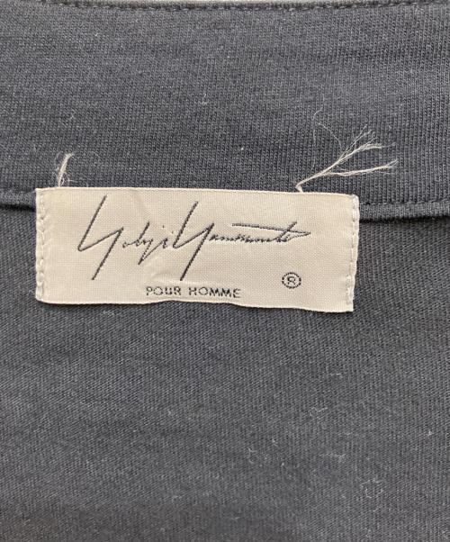 Yohji Yamamoto pour homme（ヨウジヤマモト プールオム）Yohji Yamamoto pour homme (ヨウジヤマモト プールオム) Message Stand Collar Cardigan ブラック サイズ:3の古着・服飾アイテム